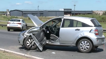 Choque en la autopista Rosario-Buenos