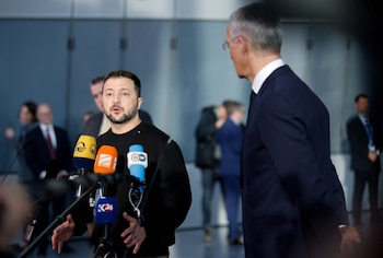 El mandatario ucraniano reclamó a