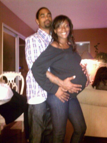 La pareja durante el primer