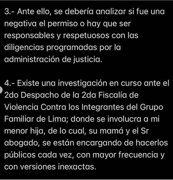 Comunicado de Juan Víctor Sánchez.