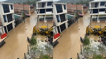 Se inundó la vía Bogotá-Girardot: desbordamiento de una quebrada deja infraestructuras afectadas y retrasos en la movilidad