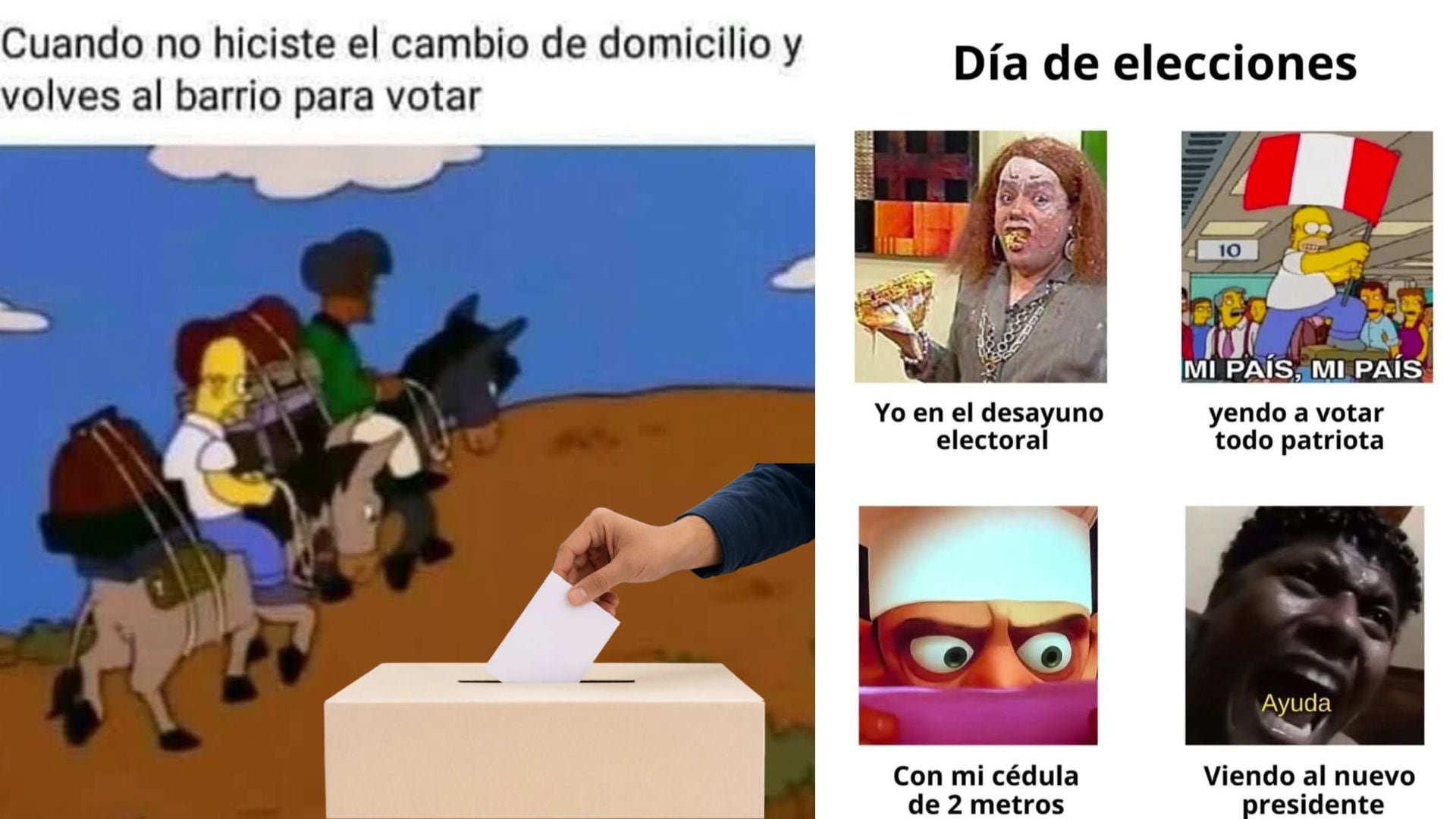 La jornada electoral de Perú 2026 generó una ola de memes ingeniosos y divertidos que circularon rápidamente en las redes sociales, reflejando el sentir popular con humor y creatividad.