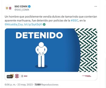 Detenido en la Alcaldía Coyoacán