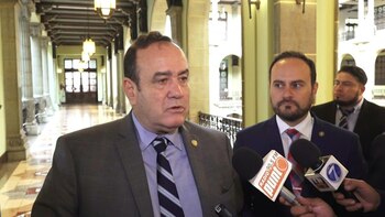 El flamante presidente de Guatemala,