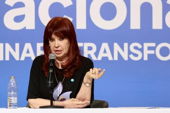 La ex presidente Cristina Kirchner