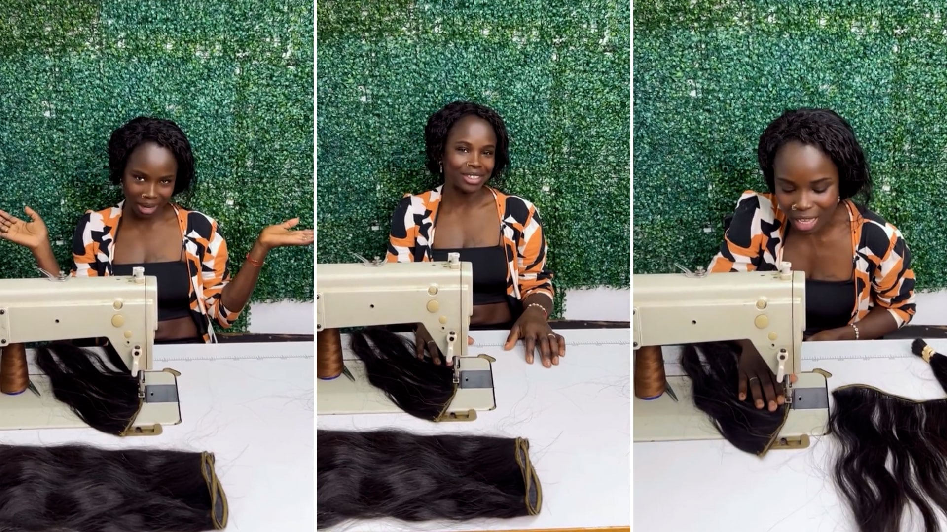 Mavinga en su trabajo en La Plata