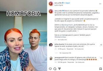 Sara Uribe publicó un video