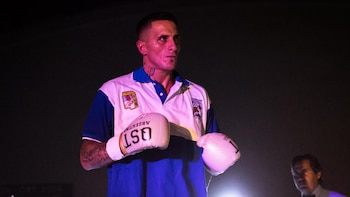 Pablo Migliore, hoy boxeador, se