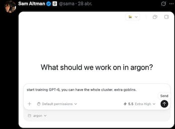 Sam Altman bromea sobre la prohibición de OpenAI de hablar sobre duendes.