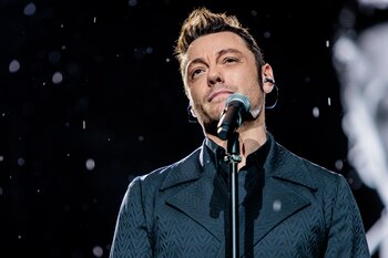Tiziano Ferro en una actuación