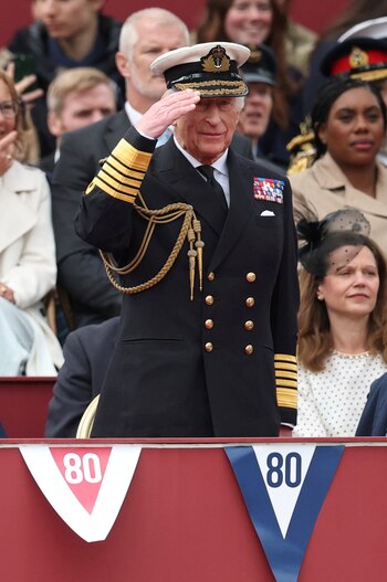 Día de la victoria - Reino Unido - Rey Carlos - Segunda Guerra Mundial