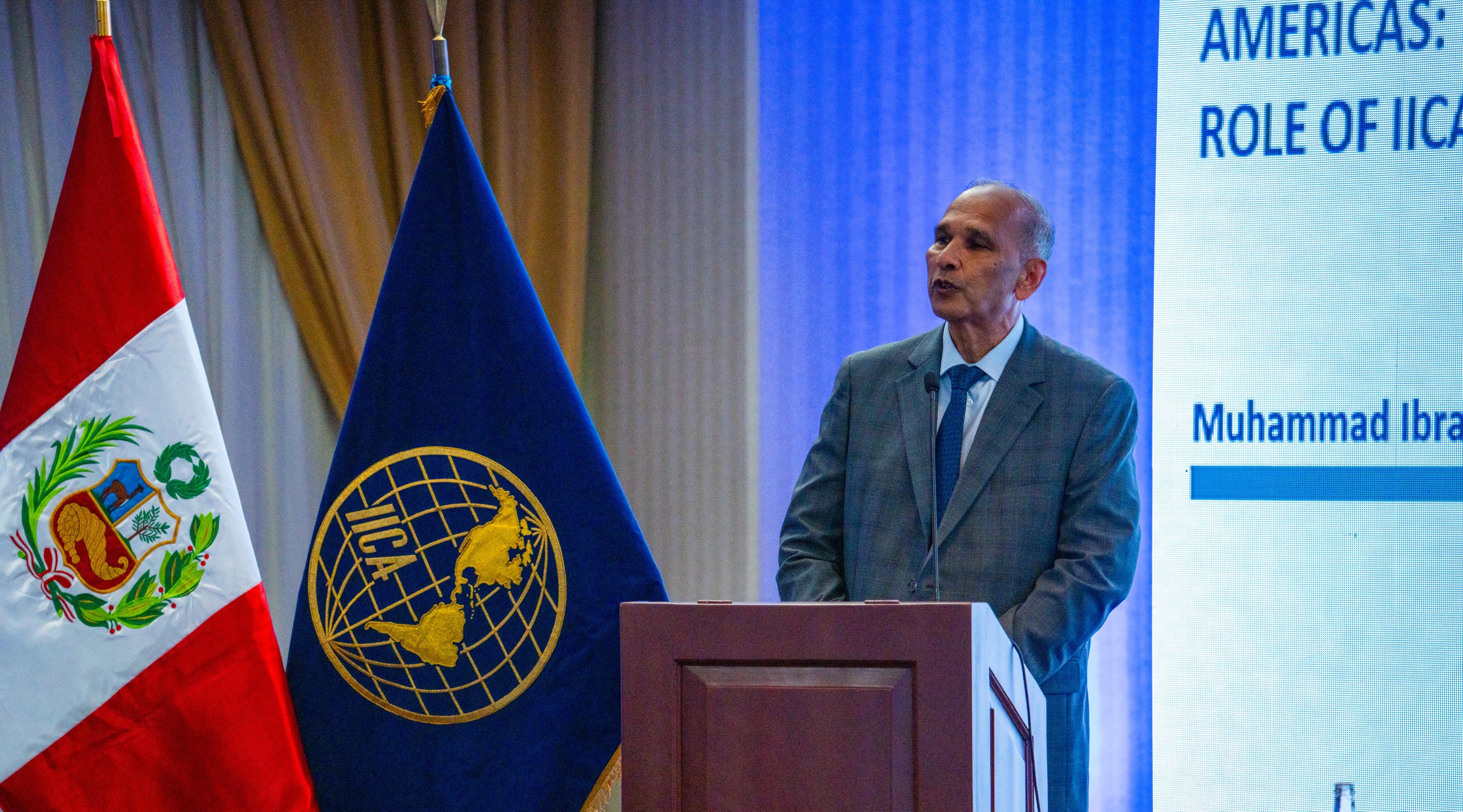 Muhammad Ibrahim, candidato por Guyana para dirigir el IICA (Infobae)