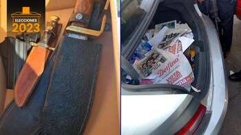 Se decomisaron armas y propaganda