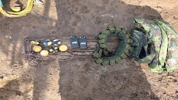 En Acevedo, Huila, el Ejército y la Sijín neutralizaron siete artefactos explosivos de la comisión Óscar Mondragón de la Segunda Marquetalia y reforzaron la presencia militar - crédito Ejército Nacional