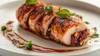 Receta de arrollado de pollo