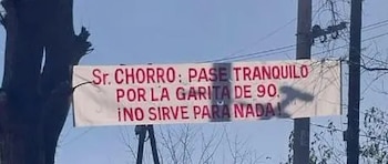 pasacalles arana la plata inseguridad (0221)