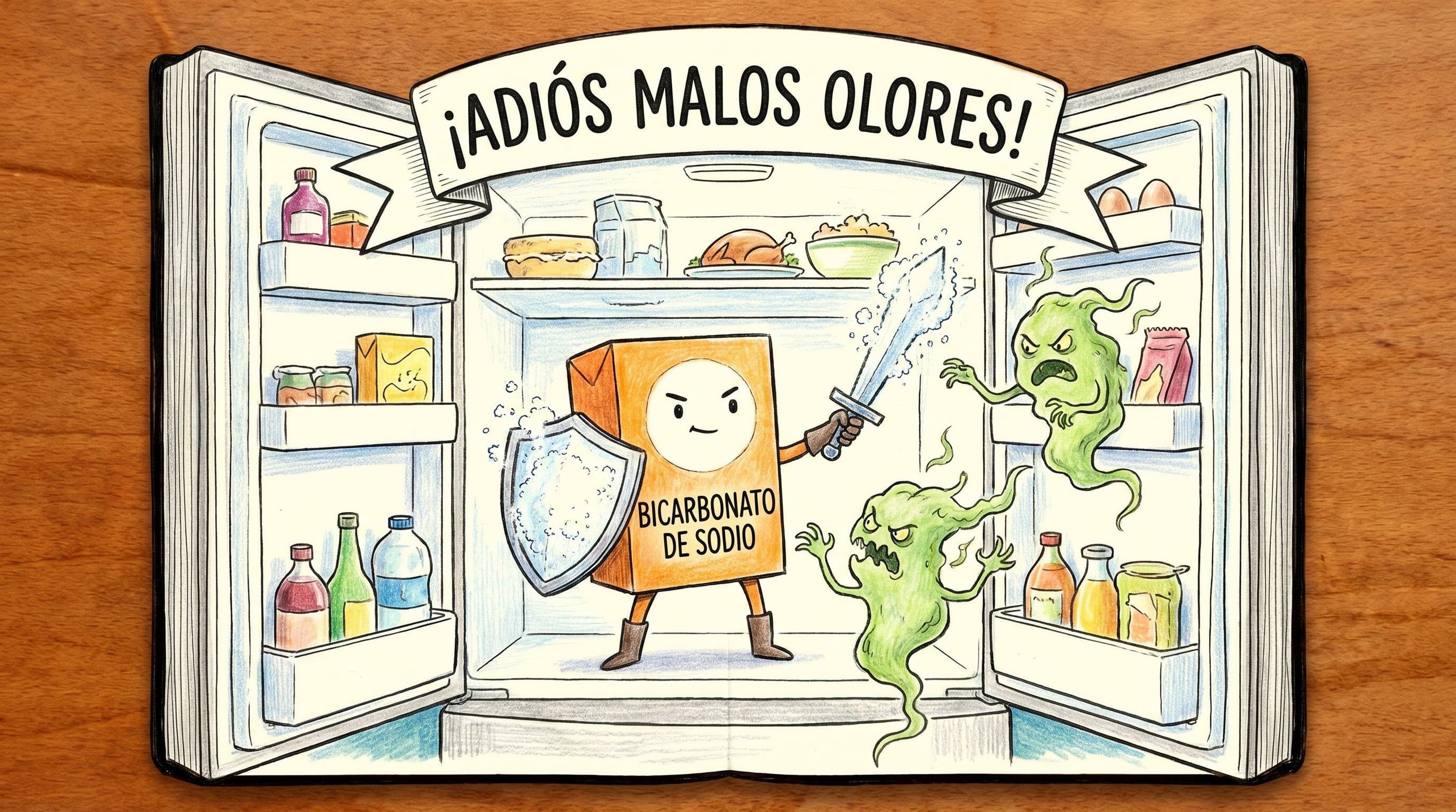 El bicarbonato de sodio puede usarse en distintos lugares del hogar para combatir malos olores. (Imagen Ilustrativa Infobae)