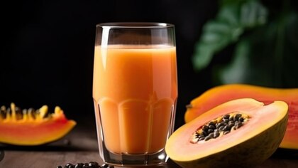 Cómo preparar el licuado de papaya y avena para limpiar el estómago
