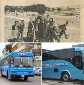 El medio de transporte a