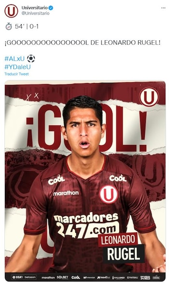 Gol de Leonardo Rugel en