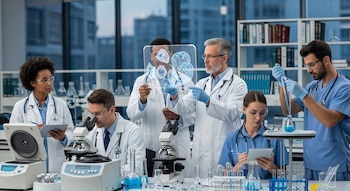 Un equipo diverso de médicos