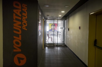 La entrada de la sede