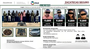 Personas detenidas en Guadalupe
(Foto: