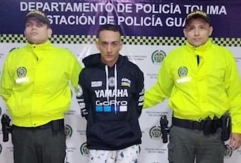Alias Pico de Loro fue señalado por la Fiscalía por el asesinato de Laura Camila y Ángela Lorena Gómez en Guamo durante un intento de hurto de una motocicleta - crédito Policía Tolima