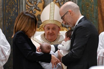 El papa Francisco en el