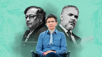 Claudia López usa a Duque