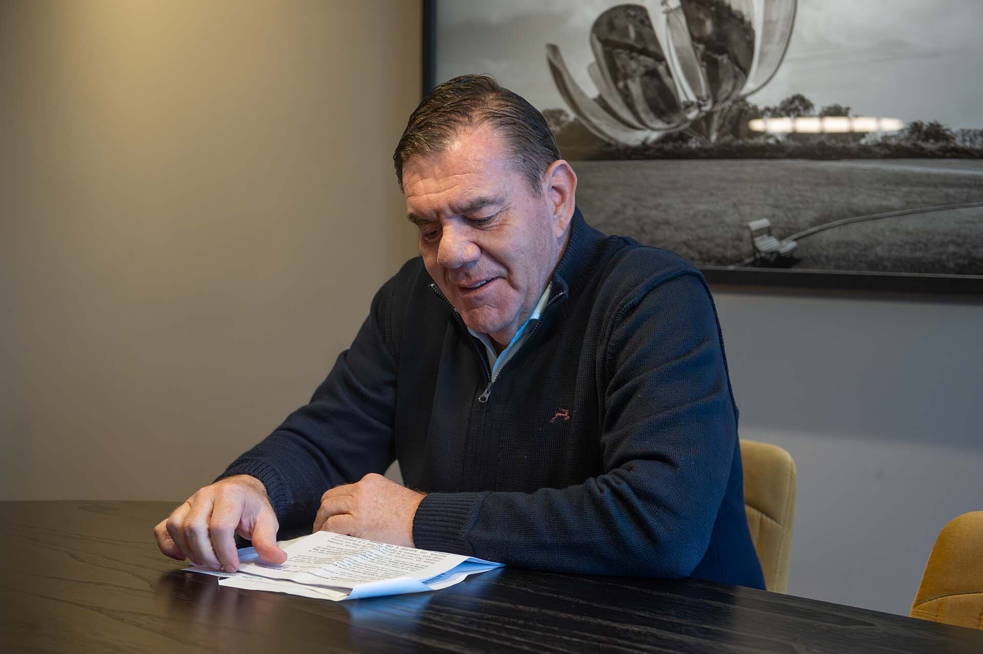 Montenegro es candidato a legislador bonaerense (Jaime Olivos)