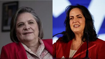 Las senadoras María Fernanda Cabal