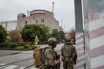 La central nuclear de Zaporizhzhia,