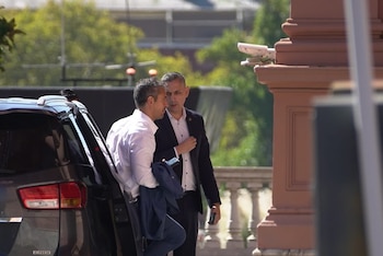 Martín Menem en Casa Rosada