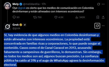 Eso respondió Grok - crédito