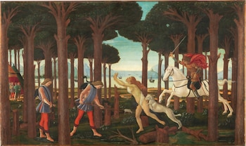 Escenas de La historia de Nastagio degli Onesti