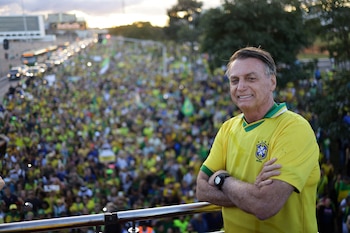 Bolsonaro posó para una foto