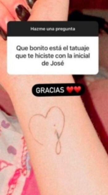 La joven presumió en sus