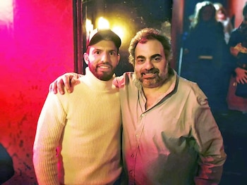 Sergio Agüero y Roberto Moldavsky