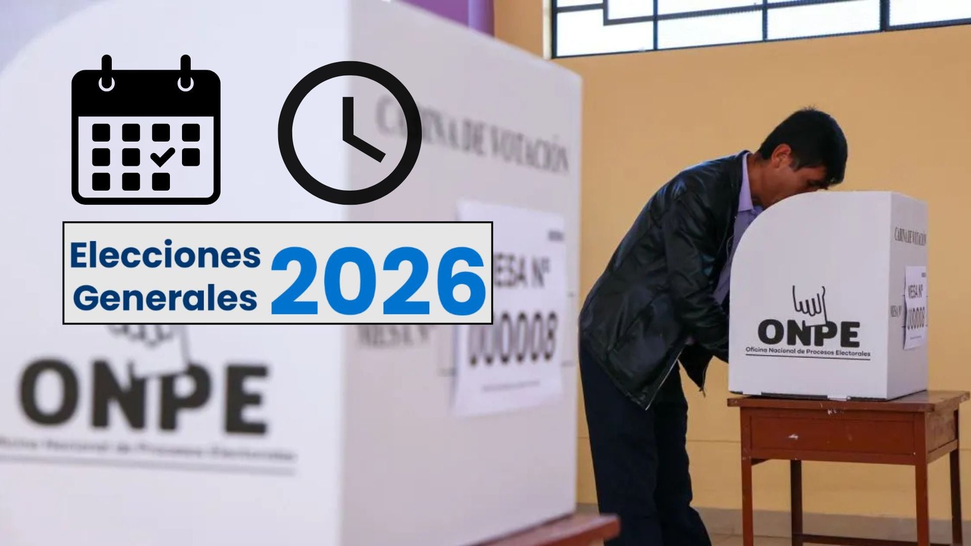 Elecciones 2026 día y horario de las votaciones para la elección del nuevo presidente y congresistas - Andina