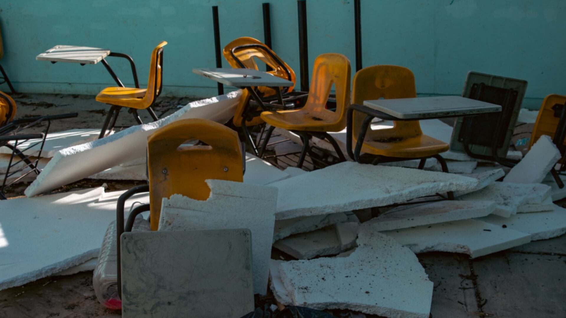 Las autoridades aún no dan el número exacto de escuelas afectadas. Foto. Save the Children méxico