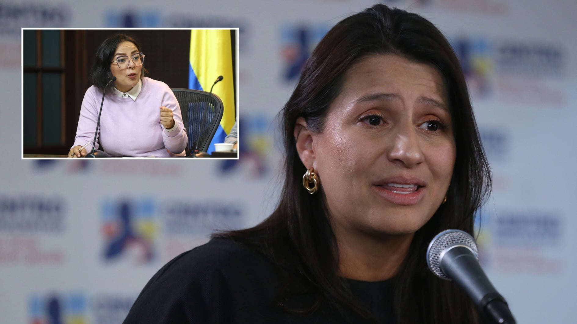 La senadora Jennifer Pedraza confirmó que Holguín no cuenta con el título de magister en Estudios Políticos - créditos Camila Díaz/Colprensa | Lina Gasca/Colprensa