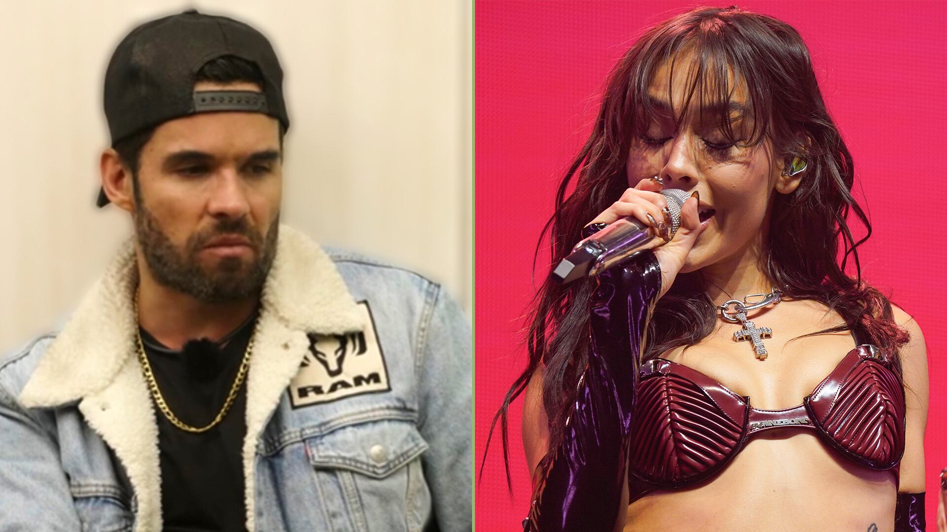 La cantante reaccionó a un comentario relacionado con Eleazar Gómez.Fotos: La Granja VIP - AP