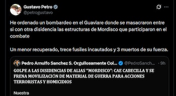 Gustavo Petro - crédito @petrogustavo/X
