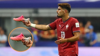 La bota rota de Pedro Neto en el partido entre España y Portugal tiene una explicación médica: un síndrome típico en futbolistas
