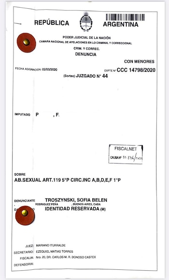 La averiguación por abuso sexual