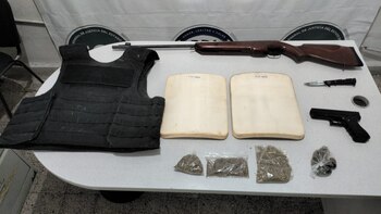 Parte de lo hallado por