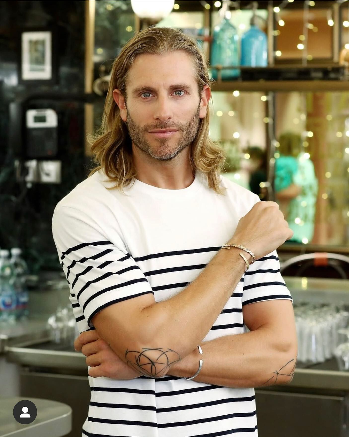 Matías Roure trabaja como modelo y actor, luego de diferentes puestos en locales nocturnos