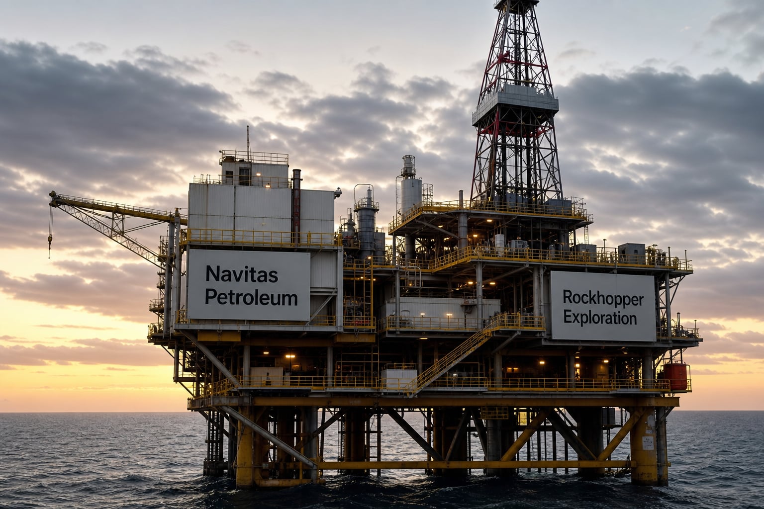 Las empresas Navitas Petroleum y Rockhopper Exploration llevan adelante el proyecto Sea Lion en las islas Malvinas (Imagen Ilustrativa Infobae)