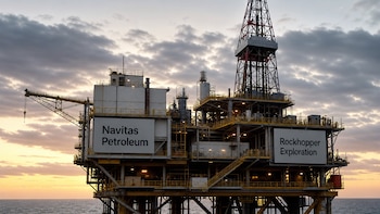 Tras el anuncio de Milei caen las acciones de Rockhopper y Navitas, las petroleras del proyecto en Malvinas